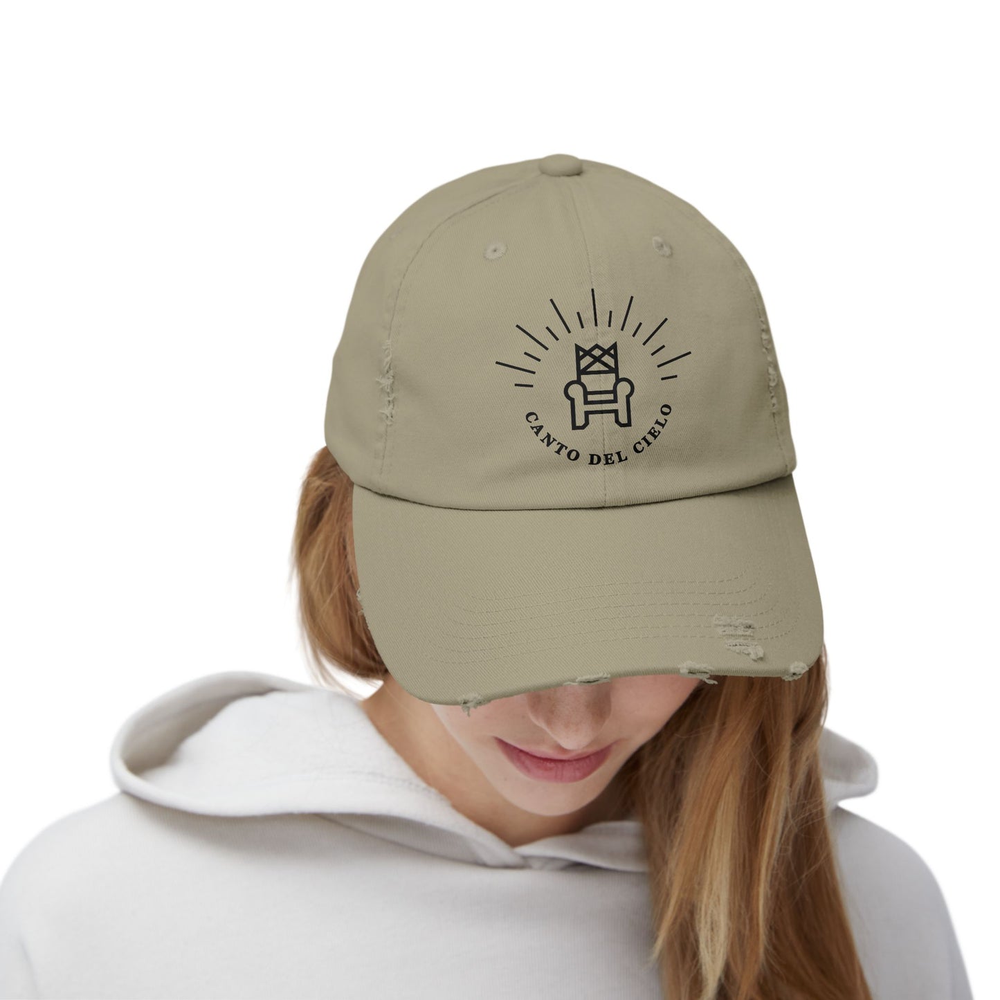 Canto del Cielo - Crown - Unisex Distressed Cap