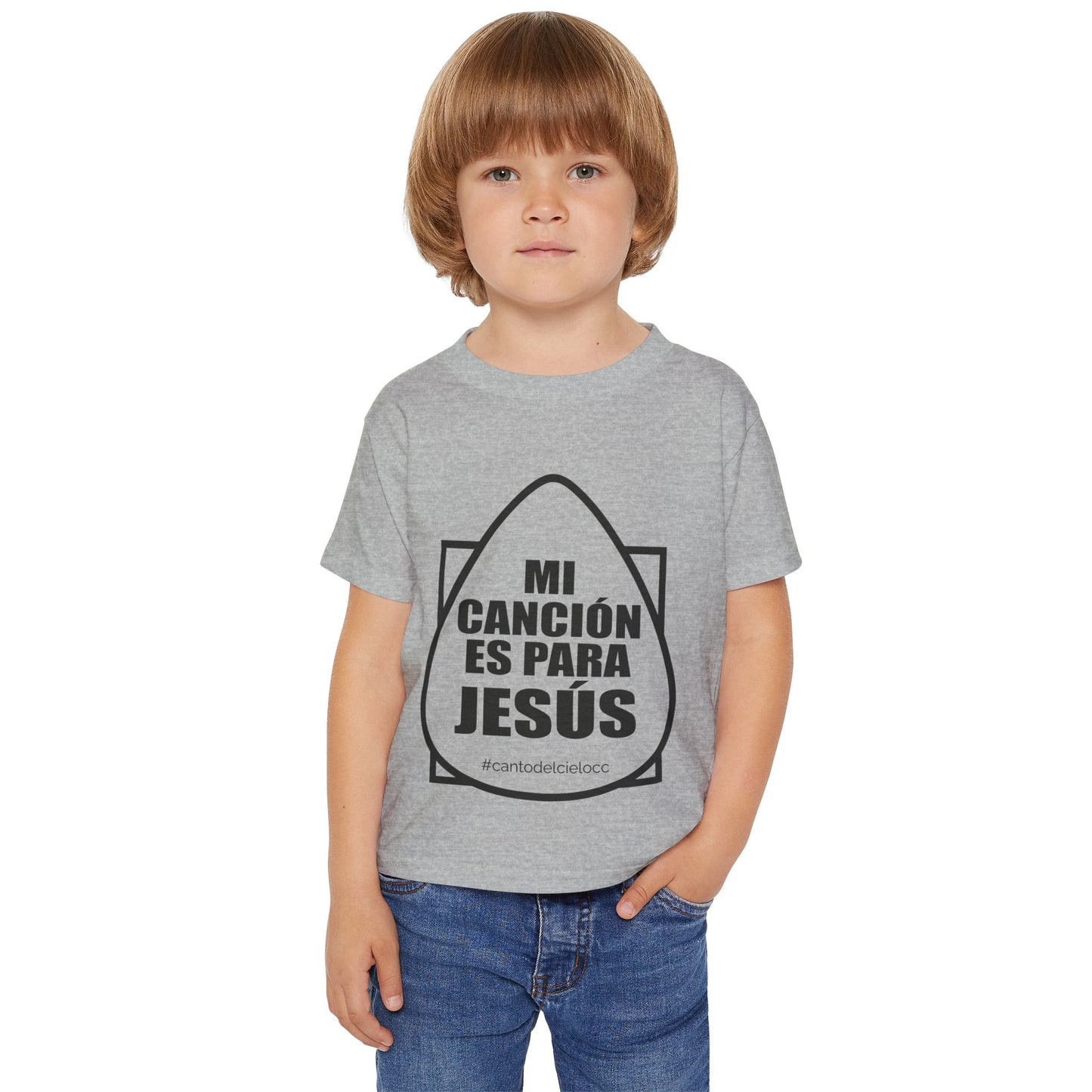 Toddler T-Shirt - 'Mi Canción es Para Jesús' Inspirational Tee