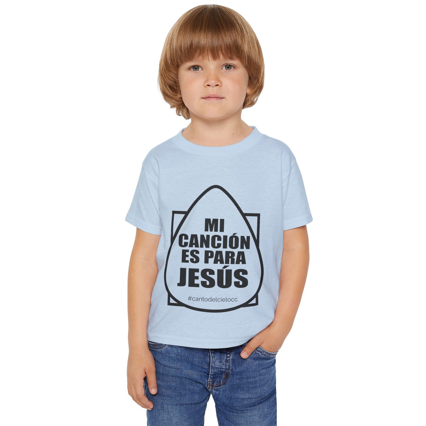 Toddler T-Shirt - 'Mi Canción es Para Jesús' Inspirational Tee