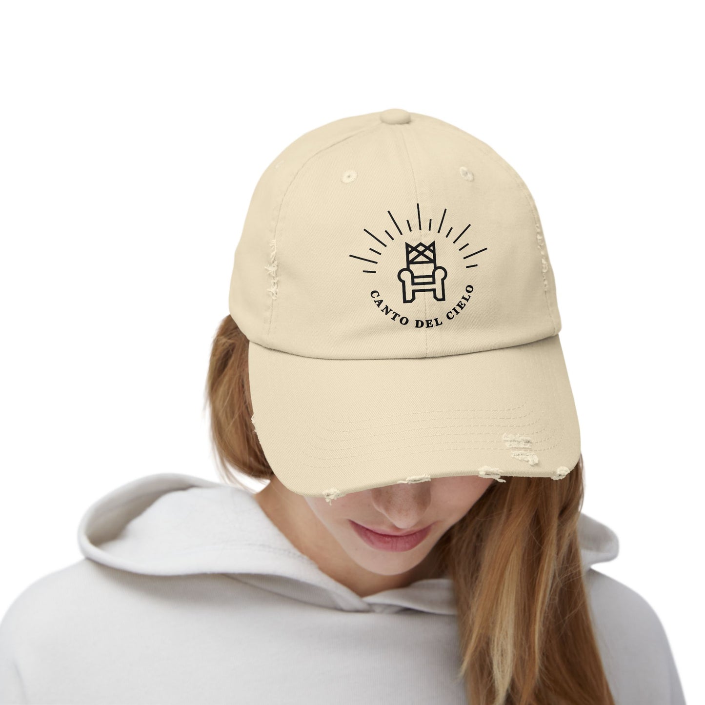 Canto del Cielo - Crown - Unisex Distressed Cap