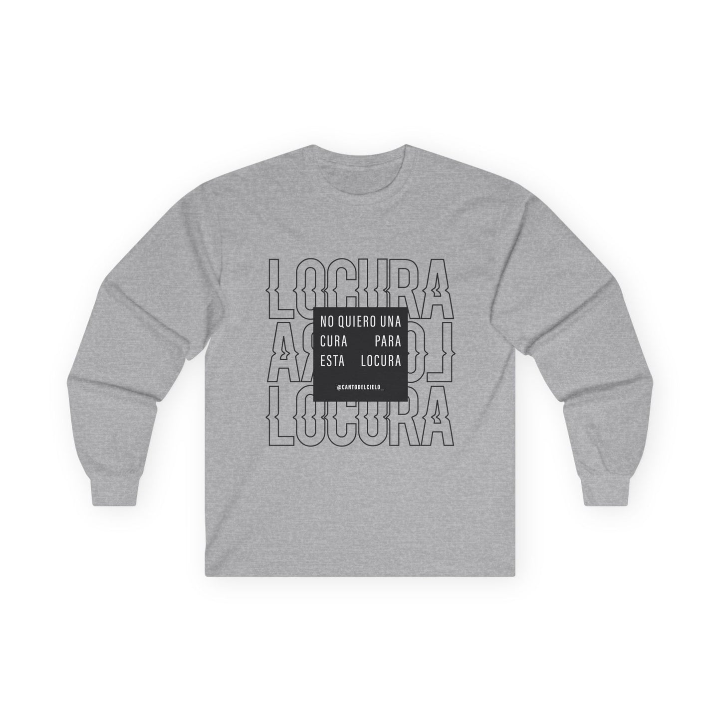 'Locura' and 'Irreversible' Graphic Tee - Unisex Long Sleeve Tee -