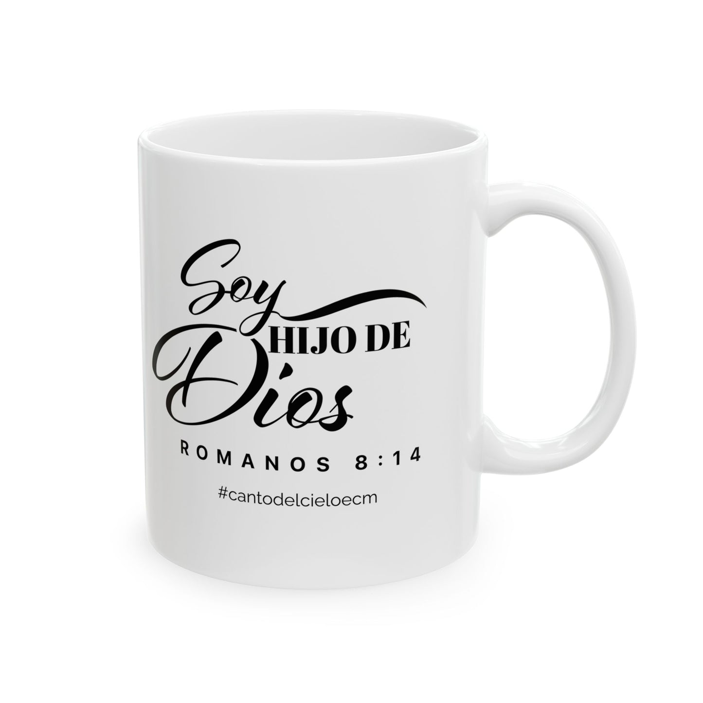 Soy hijo de Dios - Inspirational Ceramic Mug - Faithful Design with Scripture, Perfect Gift for Coffee Lovers
