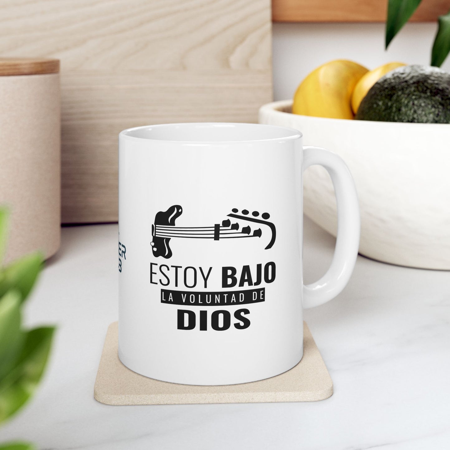 Bajo la voluntad de Dios - Irreverent Ceramic Mug | Fun Coffee Cup for Gifting, Office, Birthdays, Holidays, Unique Drinkware