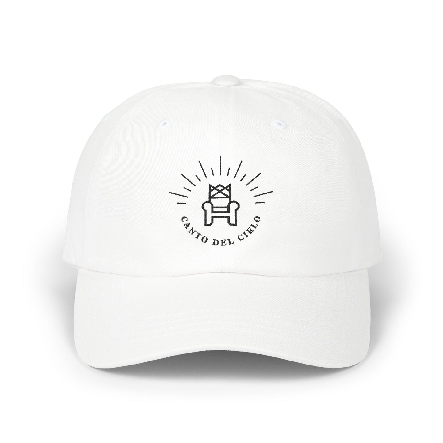 Canto del Cielo - Classic Dad Cap - Stylish White Baseball Hat for Everyday Wear