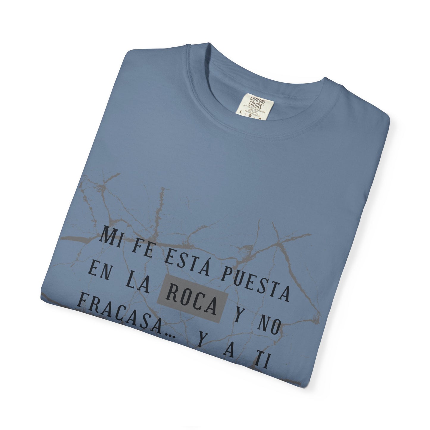Mi fe sobre la roca - Inspirational Unisex T-shirt, Motivational Graphic Tee
