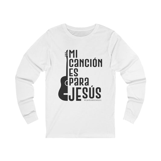 MCP Jesús - Guitar - CantodelCielo - Unisex Jersey Long Sleeve Tee