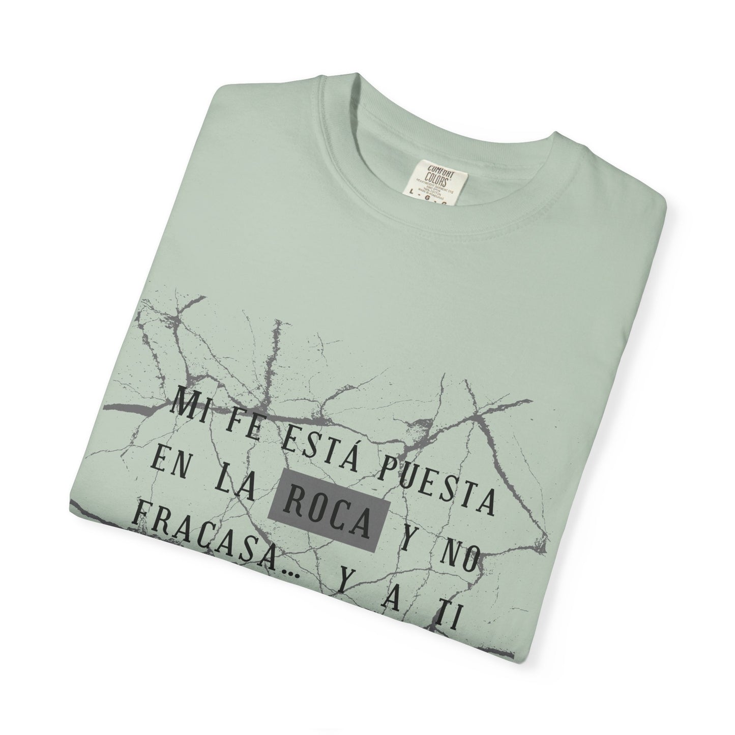 Mi fe sobre la roca - Inspirational Unisex T-shirt, Motivational Graphic Tee