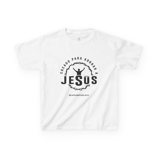 Creados para Jesús - CantodelCielo - Kids Heavy Cotton™ Tee