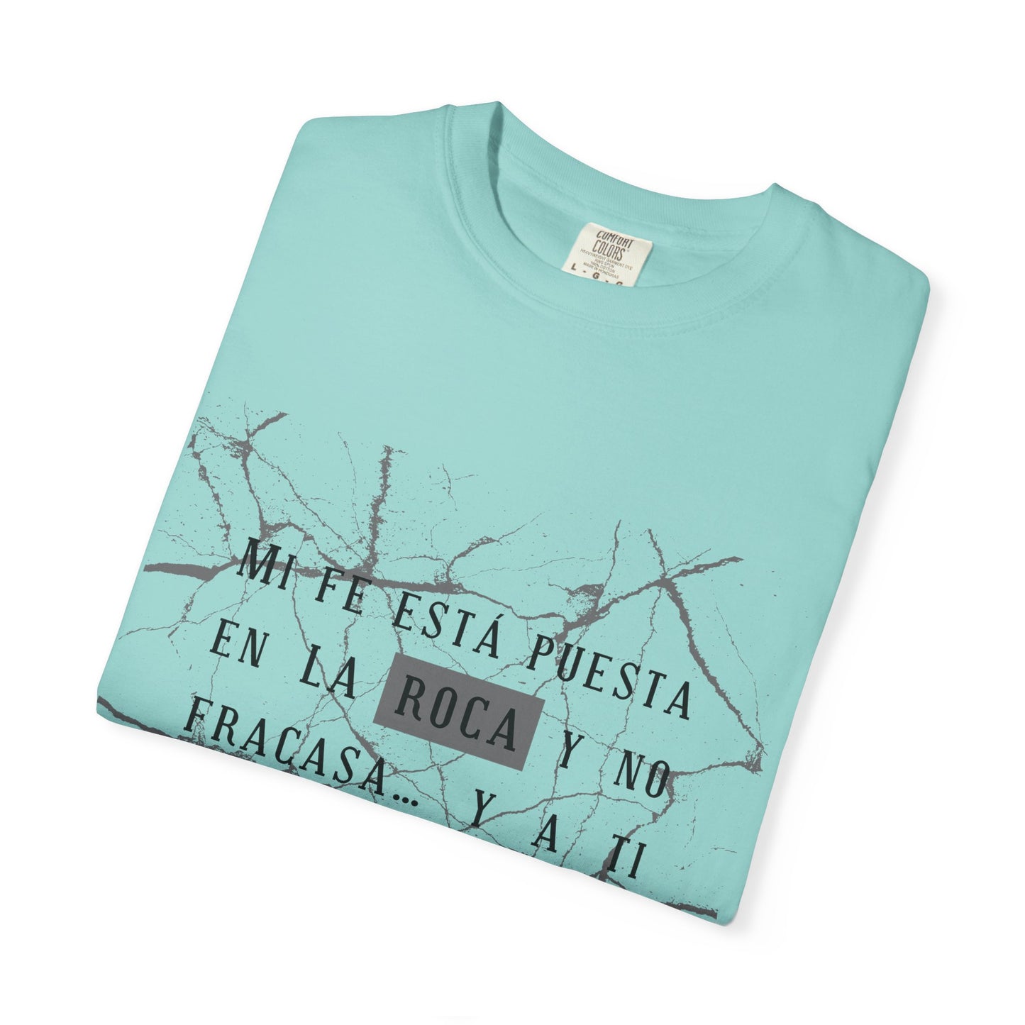 Mi fe sobre la roca - Inspirational Unisex T-shirt, Motivational Graphic Tee