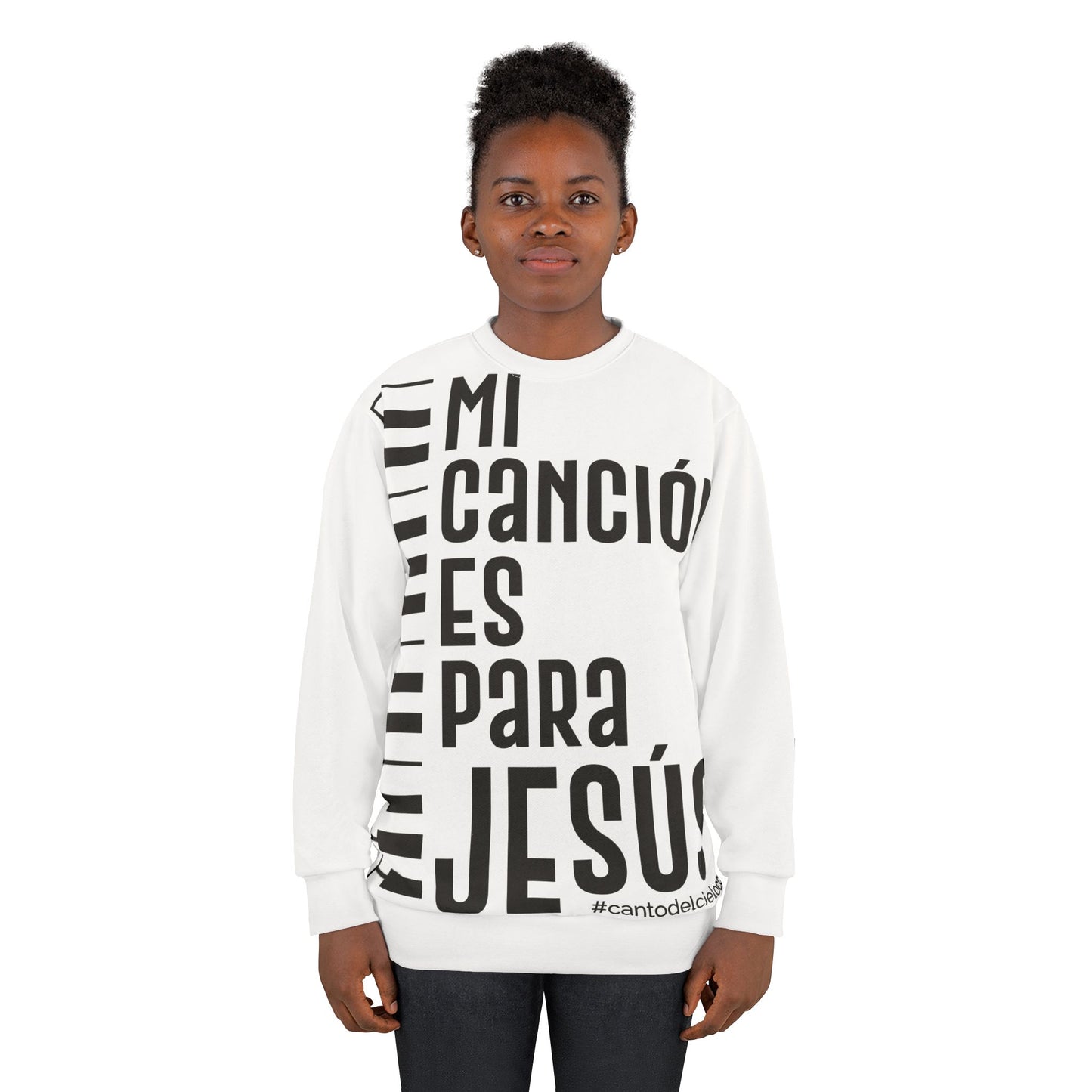 MCP Jesús - Piano - CantodelCielo - Unisex Sweatshirt (AOP)