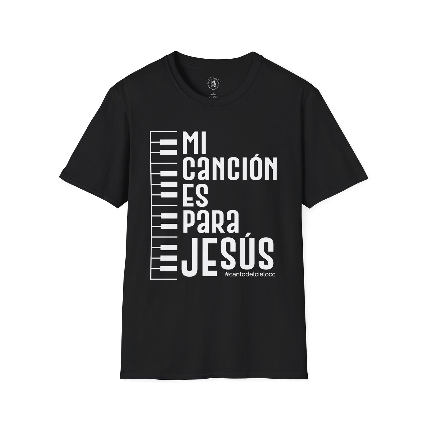 'Mi Canción es para Jesús' - CDC - Inspirational Unisex Softstyle T-Shirt -