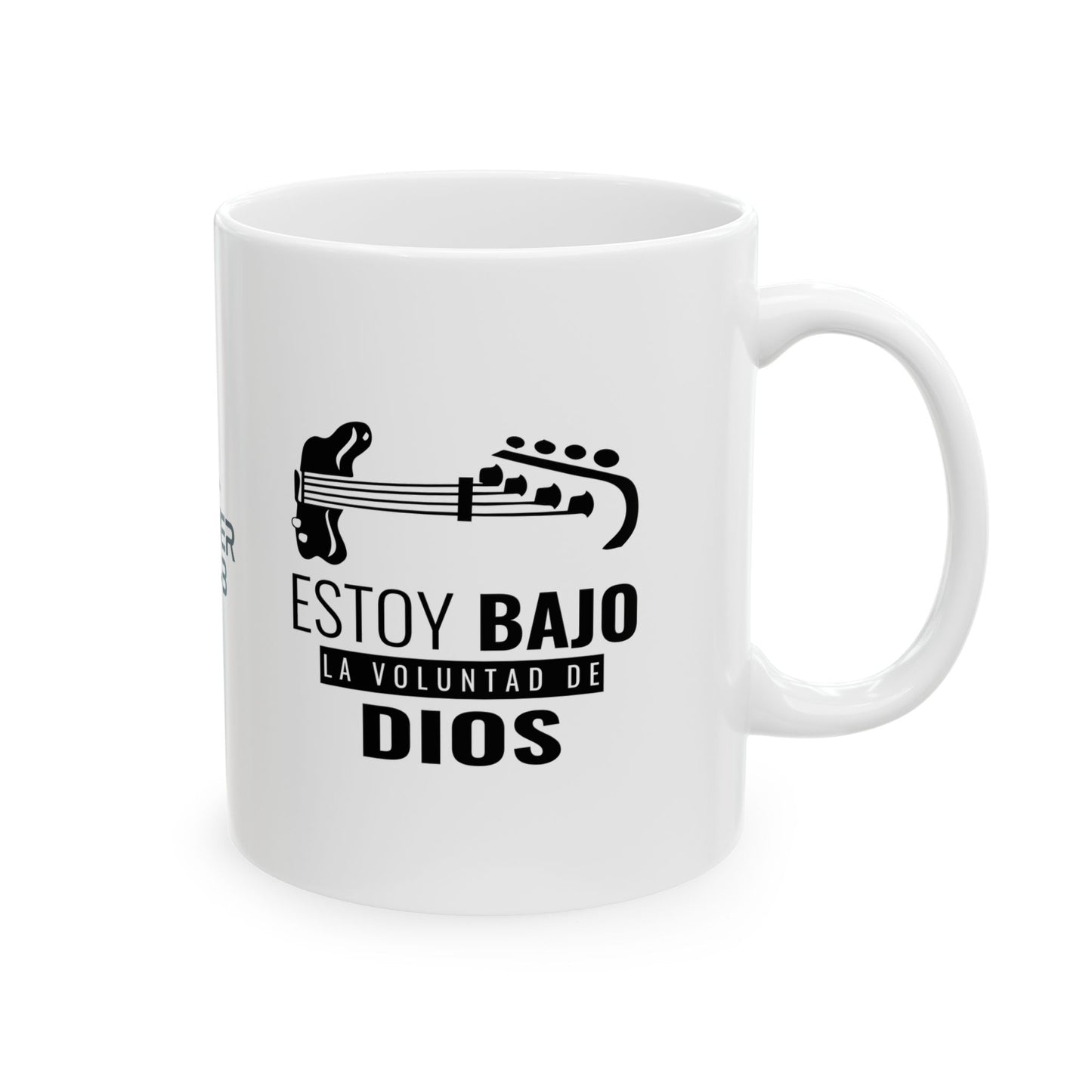 Bajo la voluntad de Dios - Irreverent Ceramic Mug | Fun Coffee Cup for Gifting, Office, Birthdays, Holidays, Unique Drinkware