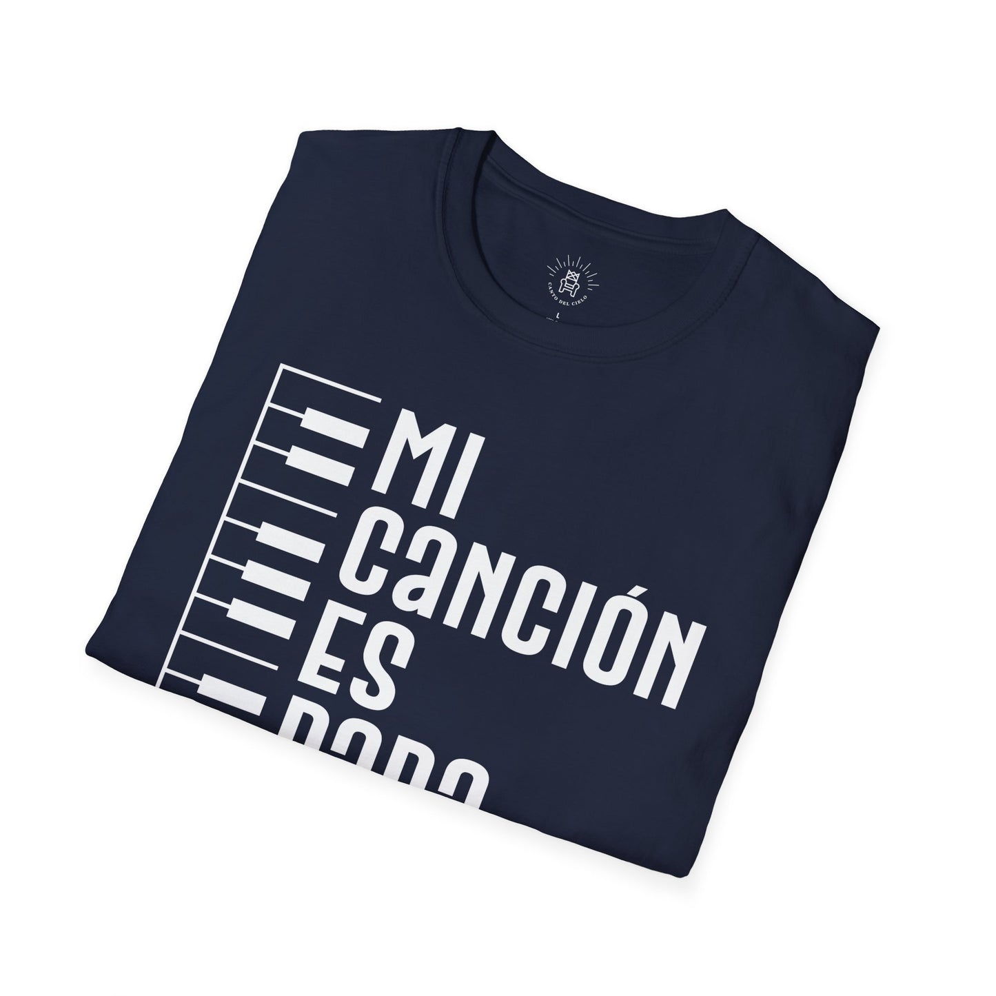 'Mi Canción es para Jesús' - CDC - Inspirational Unisex Softstyle T-Shirt -