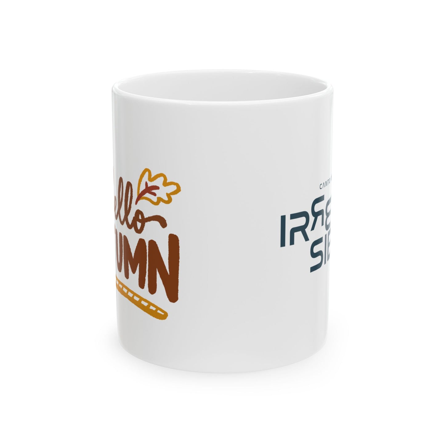 Hello Autumn Ceramic Mug – Fall Coffee Cup (11oz & 15oz)