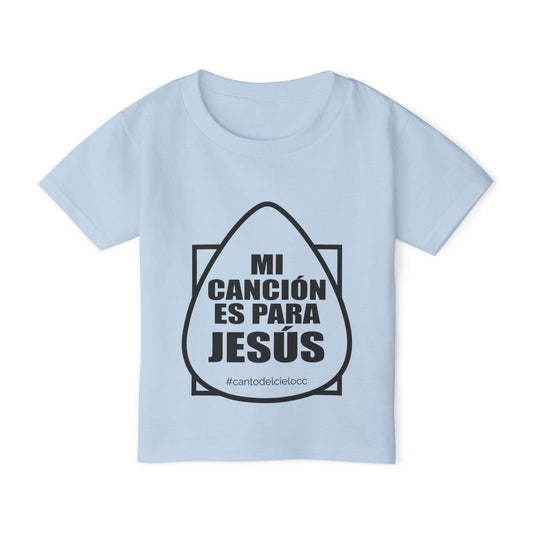 Toddler T-Shirt - 'Mi Canción es Para Jesús' Inspirational Tee