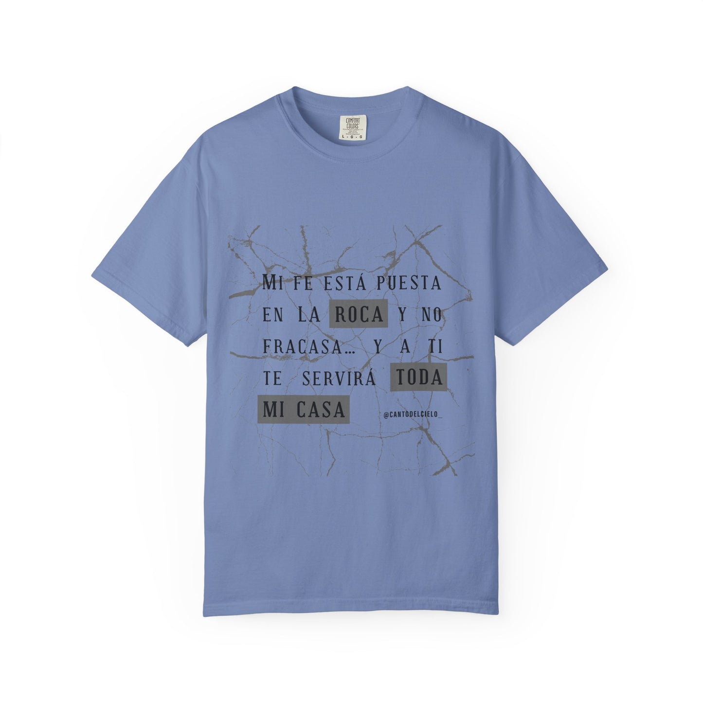 Mi fe sobre la roca - Inspirational Unisex T-shirt, Motivational Graphic Tee