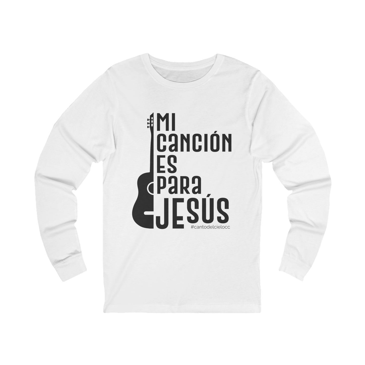 MCP Jesús - Guitar - CantodelCielo - Unisex Jersey Long Sleeve Tee