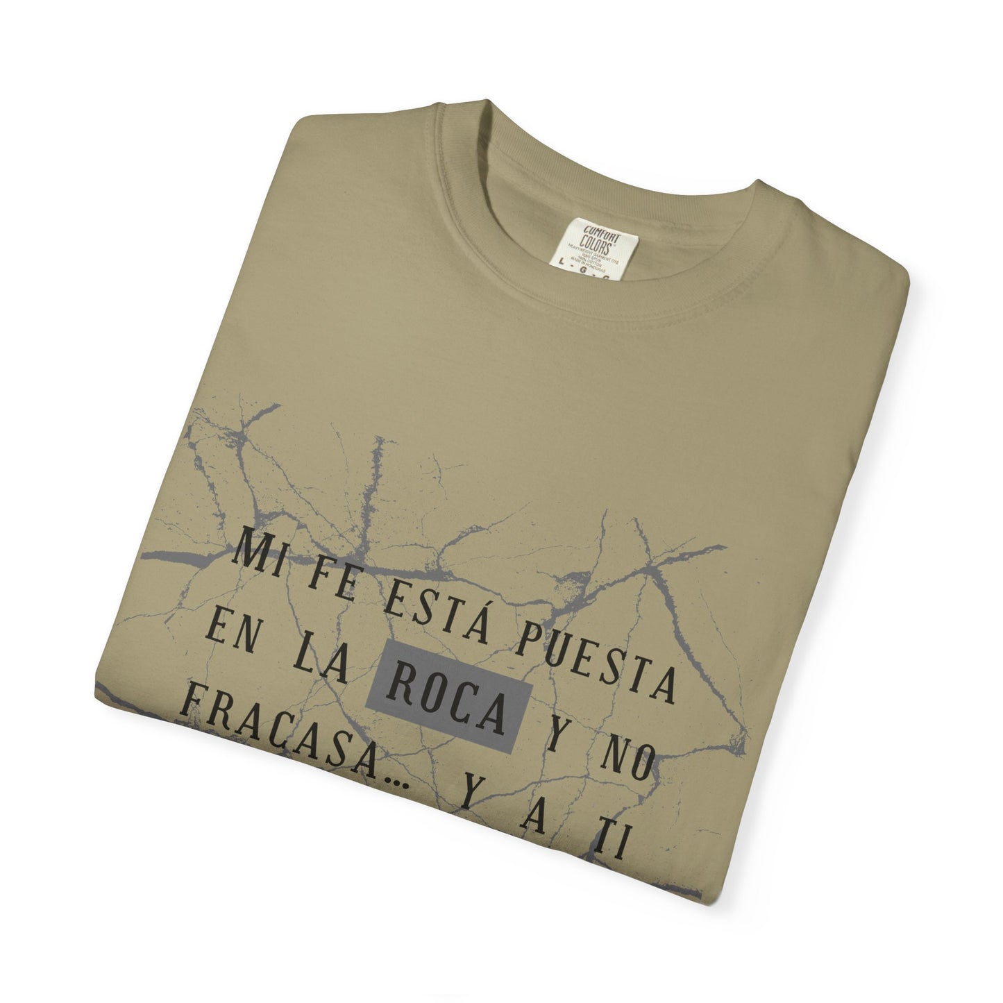 Mi fe sobre la roca - Inspirational Unisex T-shirt, Motivational Graphic Tee