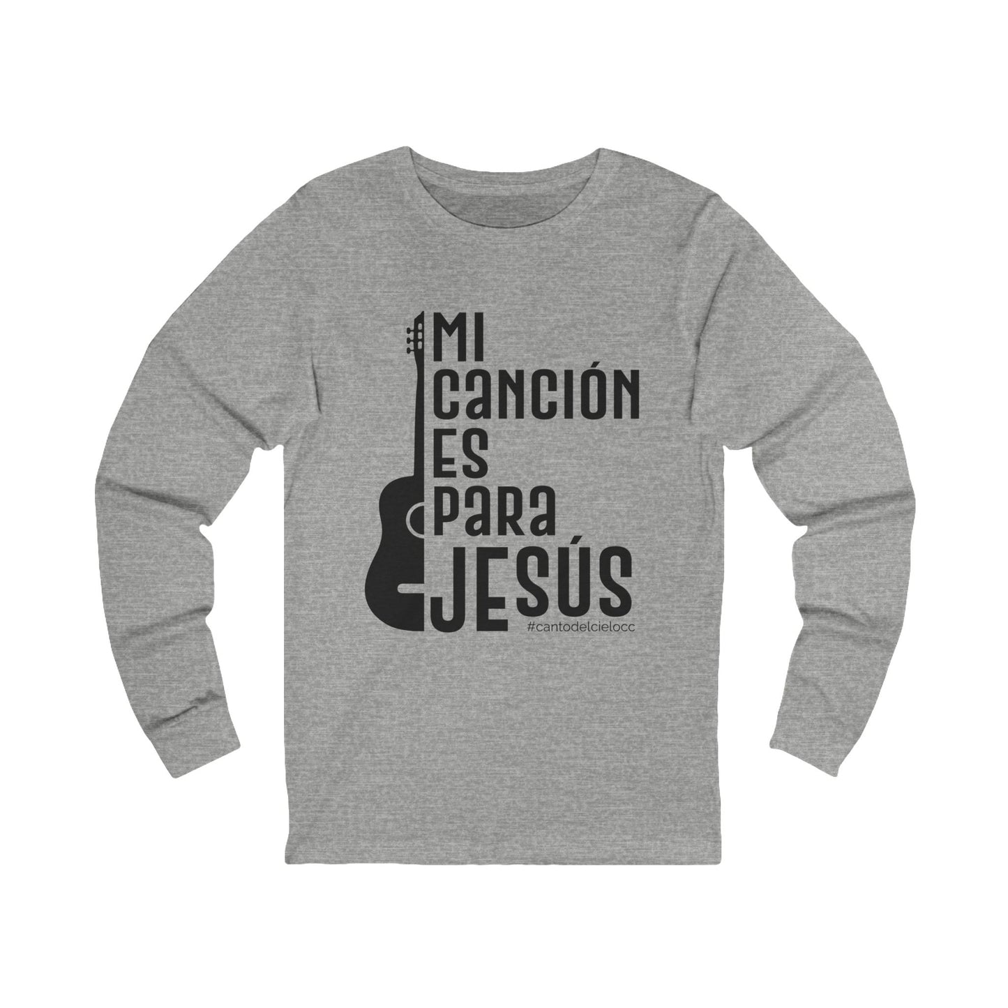 MCP Jesús - Guitar - CantodelCielo - Unisex Jersey Long Sleeve Tee
