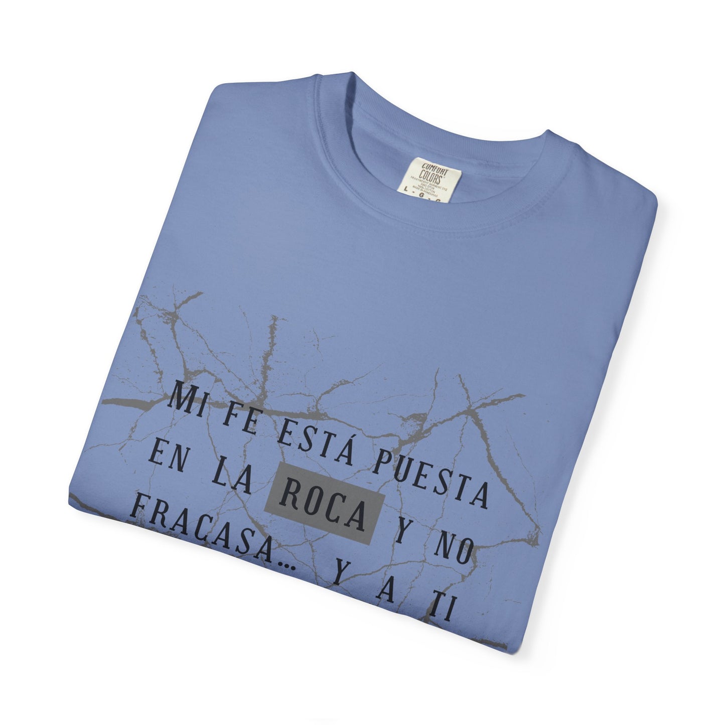 Mi fe sobre la roca - Inspirational Unisex T-shirt, Motivational Graphic Tee
