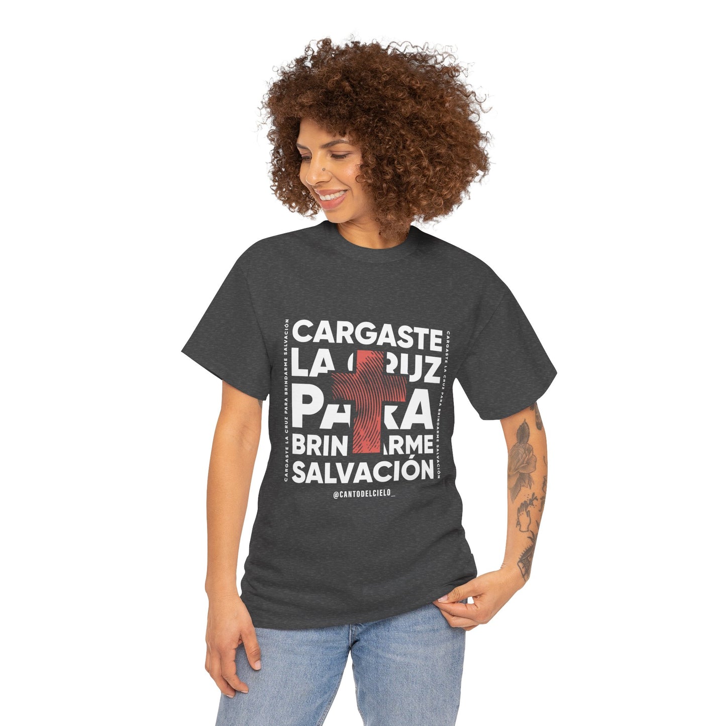 Stylish Unisex Heavy Cotton Tee with Faith-Inspired Design - Perfect for Casual Wear, Gift for Believers, Faith-Based Events, [...]